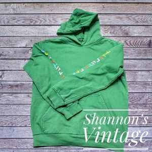 Talentless Men’s sz Large Crayola Spell Out Pullover Hoodie A47